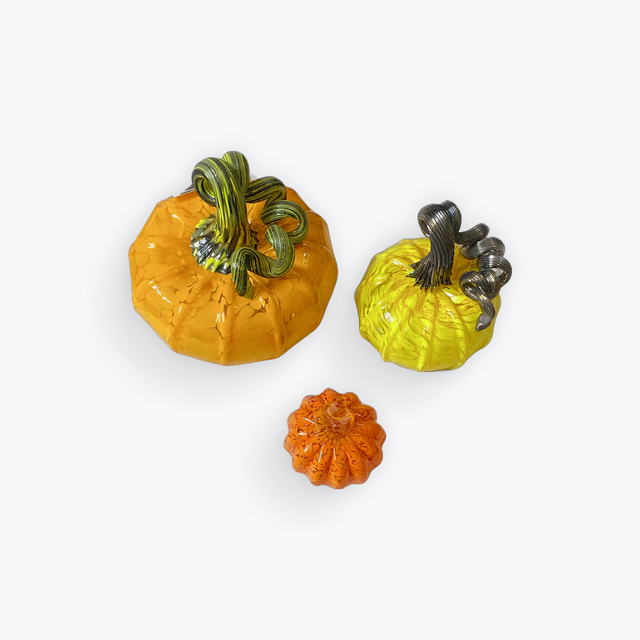 Glass Pumpkins Moody's Gifts